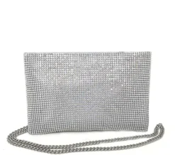 Malone Clutch in silver