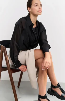 Marce loose fit Blouse in phantom