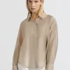 Marce Loose Fit Blouse in humus