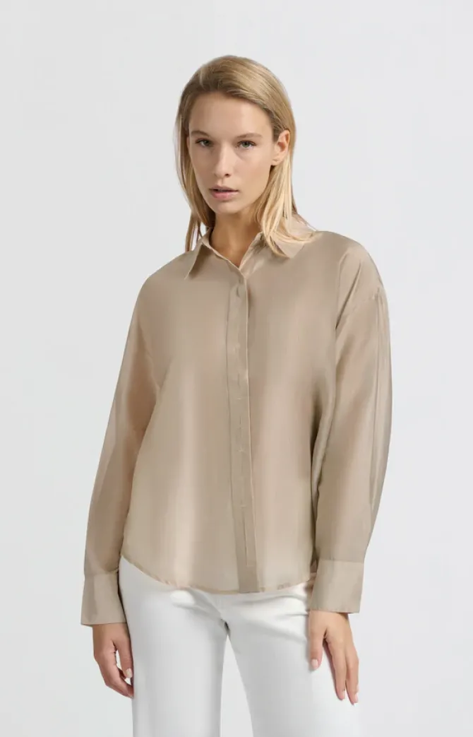 Marce Loose Fit Blouse in humus