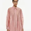 Maren Sheer Shirt in blush