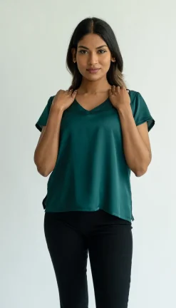 Maria Shirt in Forest – LARGE