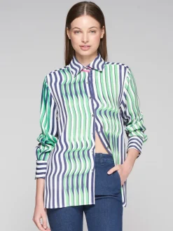 Mariela Shirt in blue green
