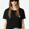 Marta Heart Zadig in black