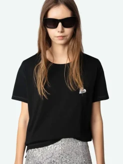 Marta Heart Zadig in black