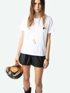Marta Heart Zadig in white