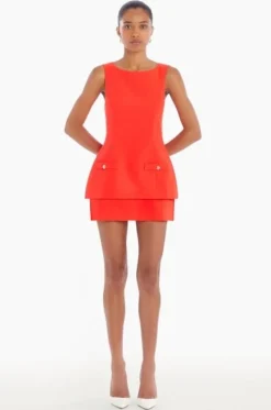 Maven Skort romper in Crimson