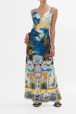 Maylin bias slip dress