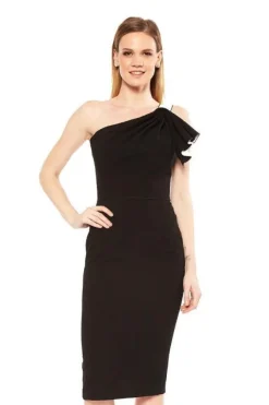 Meghan Cocktail Dress in black white – 4
