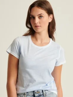 Miller Cotton T-Shirt in powder blue