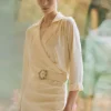 minao dress in cream