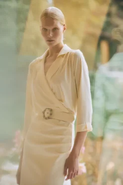 minao dress in cream