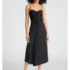 NADINE DRESS IN SHEER JERSEY
