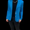 Nina Sweatshirt Blazer in aqua – xs