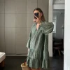 Nora Broderie Dress – Khaki