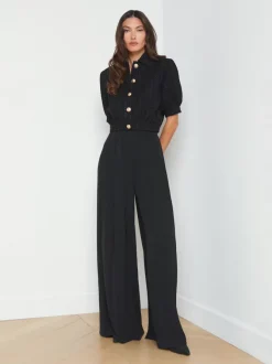 Nova Pleated Wide-Leg Pant
