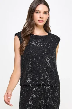 Oletta Sequins Top