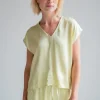 Olivia Blouse in Pistache