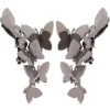 Oreechini Butterfly Earring in Ruthenium