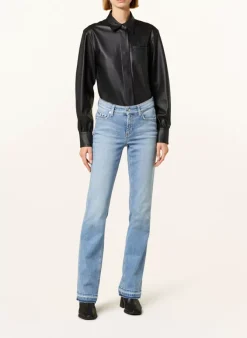 PARIS flared pant in light used – sz 2