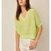 Piper Knit Top in LIMEADE