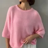 Piper Knitted Top – Flamingo