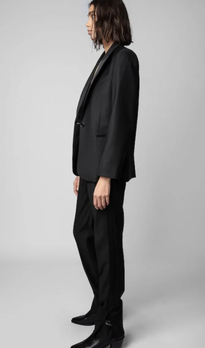 Prune Slit Pants – size 38