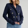 Rachel short blazer in navy