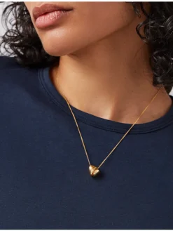 Rio Pendant Necklace in gold