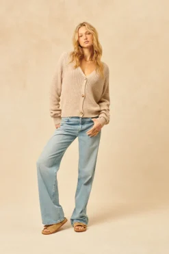 River Sweater in Light Mocha