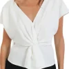Roxy Blouse in Ivory