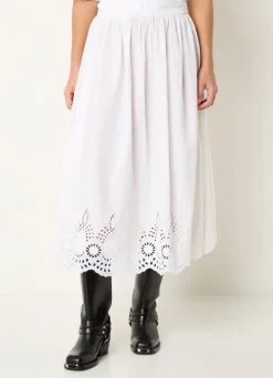 SARAI SKIRT in snow white