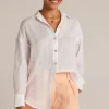 Saramona Boyfriend Button Down