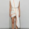 SAVANNA DRESS IN OMBRE STRIPE