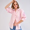 Scarlett Flower Blouse in pale pink