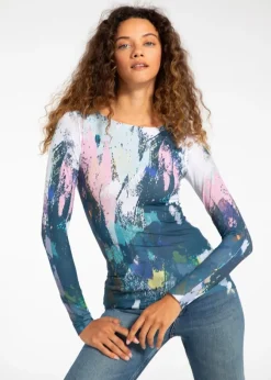 Serenity Second Skin Raw Edge Top