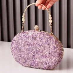 Shelco Clutch in pink