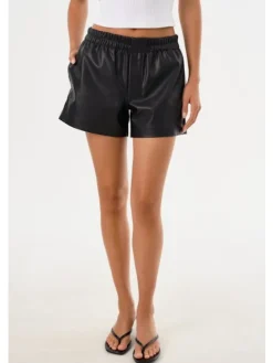 Sigird Faux Leather Shorts