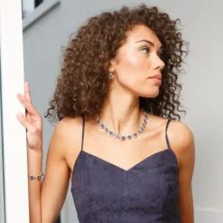 Simona Royal Blue Necklace