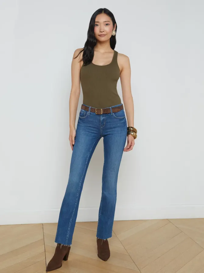 Sneeki Low-Rise Straight-Leg Jean
