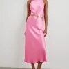 Solene Dress in Malibu Pink