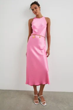 Solene Dress in Malibu Pink