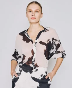 Soulia Long floral shirt