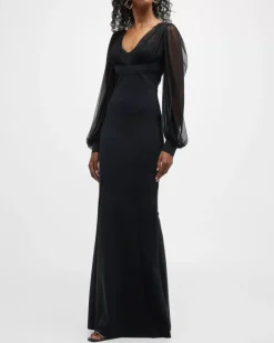 Ssimon Illusion gown