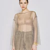 Tasha Mesh Long Top