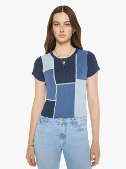 The block rib tee