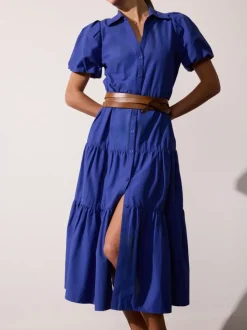 The Havana Dress in Cobalt