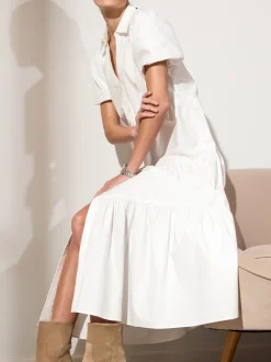 The Havana Dress in Ivory