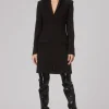 Tomboy Blazer Dress in black