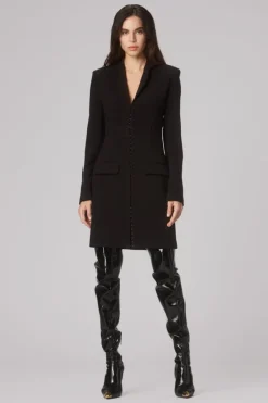 Tomboy Blazer Dress in black
